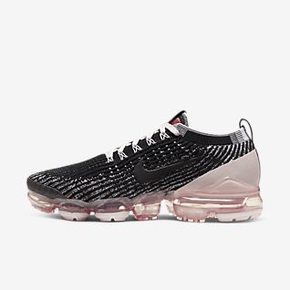 vapormax womens pink and black