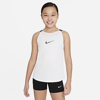 Nike Dri-FIT Elastika Trainings-Tank für ältere Kinder (Mädchen)