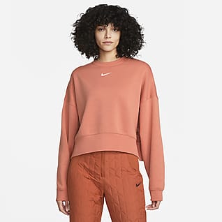 Nike Sportswear Collection Essentials Sweat-shirt ras-du-cou oversize en tissu Fleece pour Femme