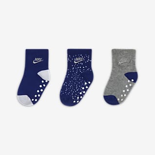 Nike Baby (12-24M) Gripper Socks (3 Pairs)