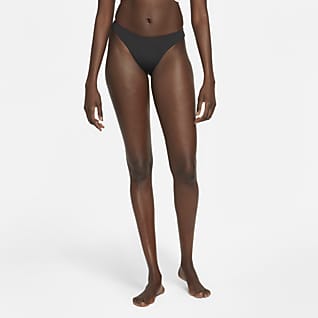 Nike Color Block Calzón bikini de doble vista para mujer