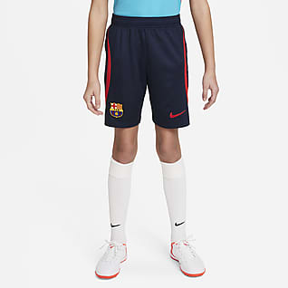 FC Barcelona Strike Fotbalové kraťasy Nike Dri-FIT pro větší děti