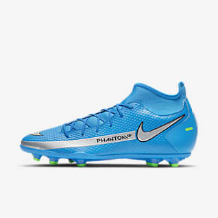 blue football boots nike