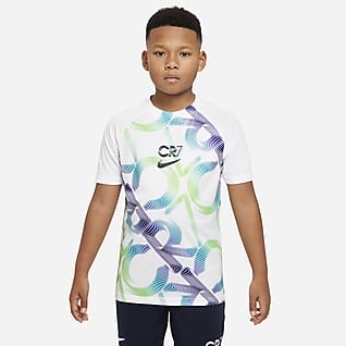 Nike Dri-FIT CR7 Κοντομάνικη ποδοσφαιρική μπλούζα για μεγάλα παιδιά