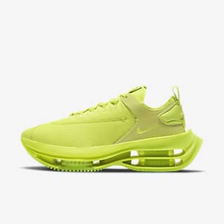 nike black and green shoes