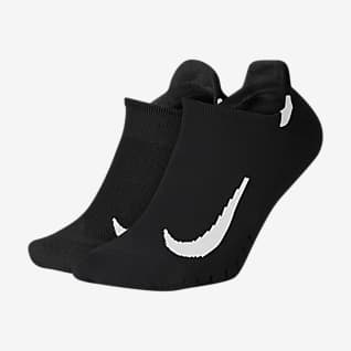 Nike Multiplier Ikke-synlige strømper til løb (2 par)