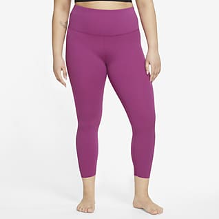 Nike Yoga Luxe Leggings de tela Infinalon y cintura alta de 7/8 para mujer (talla grande)