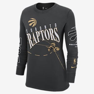 Toronto Raptors Courtside City Edition Women's Nike NBA Long-Sleeve T-Shirt