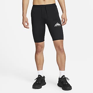 Nike Dri-FIT Trail กางเกงวิ่งเทรลรัดรูปผู้ชายยาว 1/2 ส่วน