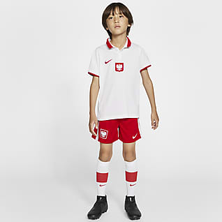Домашняя форма сборной Польши 2020 Футбольный комплект для дошкольников