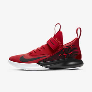 nike red and black shoes