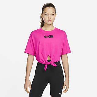 Nike Sportswear Prenda para la parte superior de manga corta con cierre para mujer