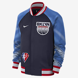 Brooklyn Nets Showtime City Edition Men's Nike Dri-FIT NBA Long-Sleeve Jacket