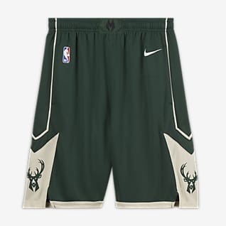 Milwaukee Bucks Icon Edition Older Kids' Nike NBA Swingman Shorts