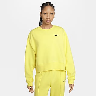 Nike Sportswear Женская укороченная флисовая футболка