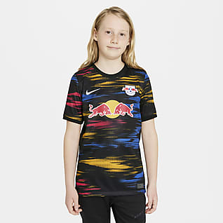 RB Leipzig 2021/22 Stadium (wersja wyjazdowa) Koszulka piłkarska dla dużych dzieci