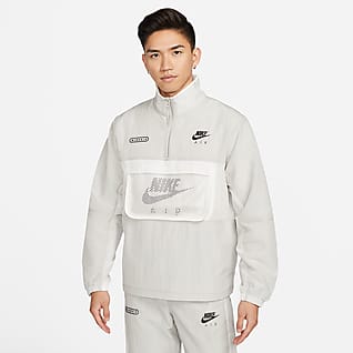Nike Air เสื้อแจ็คเก็ตมีซับในผู้ชายแบบทอ