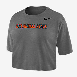 Nike College Dri-FIT (Oklahoma State) Women's Crop T-Shirt