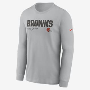 Nike Dri-FIT Infograph Lockup (NFL Cleveland Browns) Men's Long-Sleeve T-Shirt
