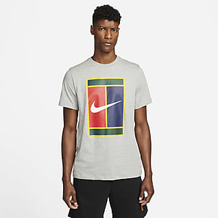 NikeCourt Męski T-shirt do tenisa z logo
