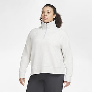 women's nike therma graphic fleece training top