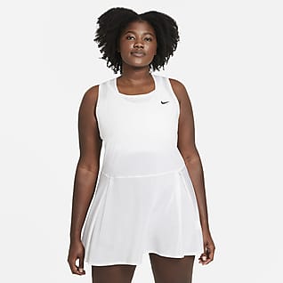 NikeCourt Dri-FIT Advantage Damska sukienka do tenisa (duże rozmiary)