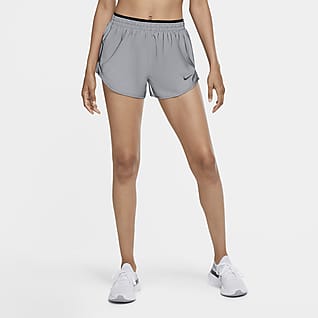 womens nike grey shorts