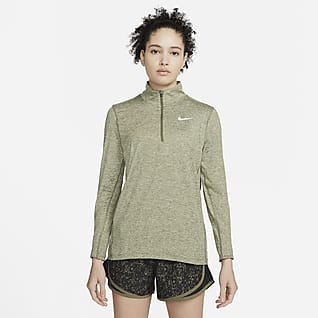 Nike Haut de running à demi-zip pour Femme