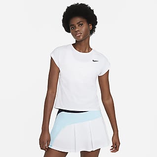 NikeCourt Dri-FIT Victory เสื้อเทนนิสแขนสั้นผู้หญิง