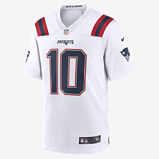 NFL New England Patriots (Mac Jones) Men's Game Football Jersey
