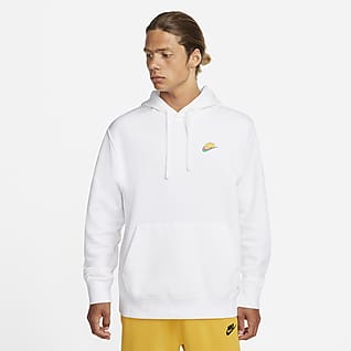 Blanco Sudaderas con y sin gorro. Nike US