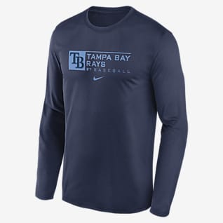 Nike Dri-FIT Team (MLB Tampa Bay Rays) Men's Long-Sleeve T-Shirt