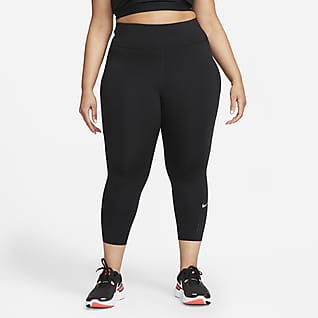 Nike Epic Luxe 3/4-Lauf-Leggings mit halbhohem Bund und Tasche für Damen (große Größe)
