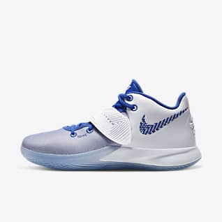 nike blue and white basketball shoes