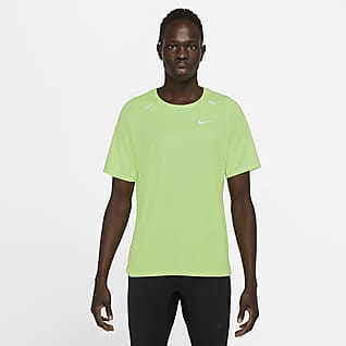 nike miler t shirt green