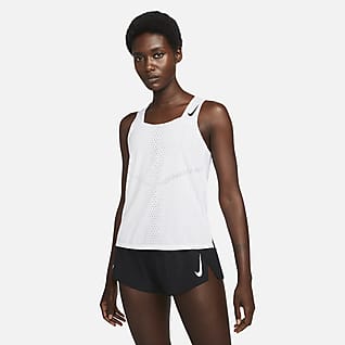 Nike Dri-FIT ADV AeroSwift Camiseta sin mangas para carrera para mujer
