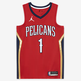 New Orleans Pelicans Statement Edition 2020 เสื้อแข่ง Jordan NBA Swingman