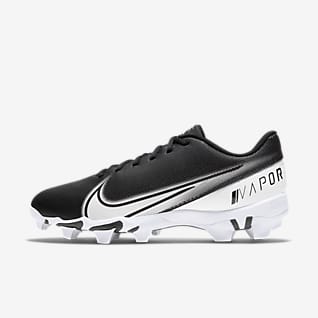 black football cleats