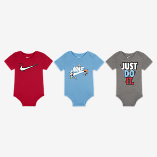 Nike Baby (0-9M) Bodysuit Set (3-Pack)