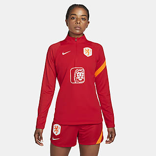 Niederlande Academy Pro Nike Dri-FIT Fußball-Drill-Oberteil für Damen