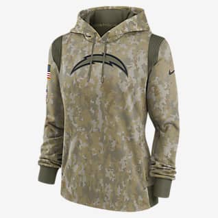 los angeles chargers salute to service hoodie