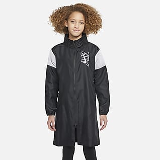 Nike Air Куртка из тканого материала с капюшоном для девочек школьного возраста