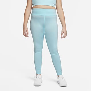 Nike Dri-FIT One Luxe Leggings de cintura alta para niña talla grande  (talla extendida)