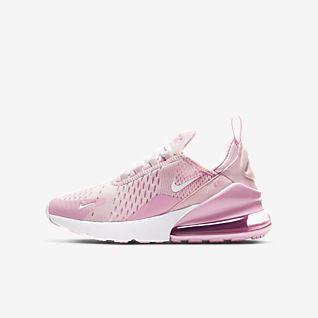 girls pink nike sneakers