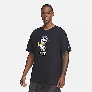 nike men's dry kyrie irving long sleeve graphic tee