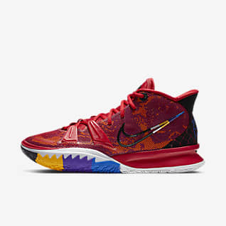 kyrie irving shoes red