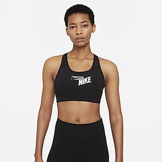 Nike women's medium support sports bra clearance