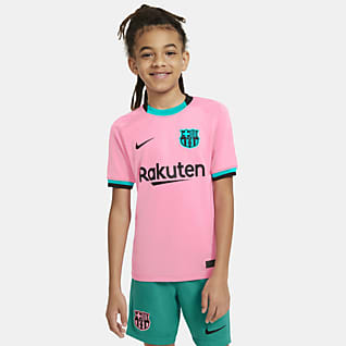 FC Barcelona alternativa Stadium 2020/21 Camiseta de fútbol para niños talla grande