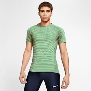 tee shirt nike running homme