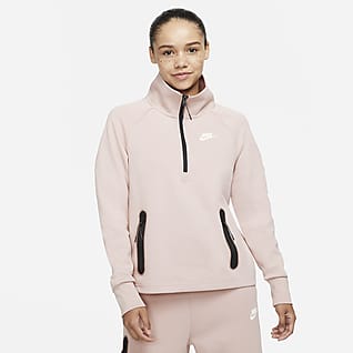 Nike Sportswear Tech Fleece Γυναικεία μπλούζα με φερμουάρ στο 1/4 του μήκους